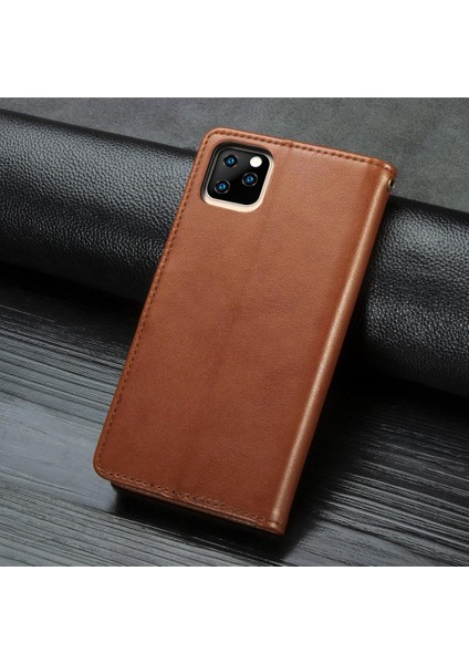IPhone 11 Için Kılıf Pro Max Zarif Iş Cüzdan Fonksiyonu Deri (Yurt Dışından)