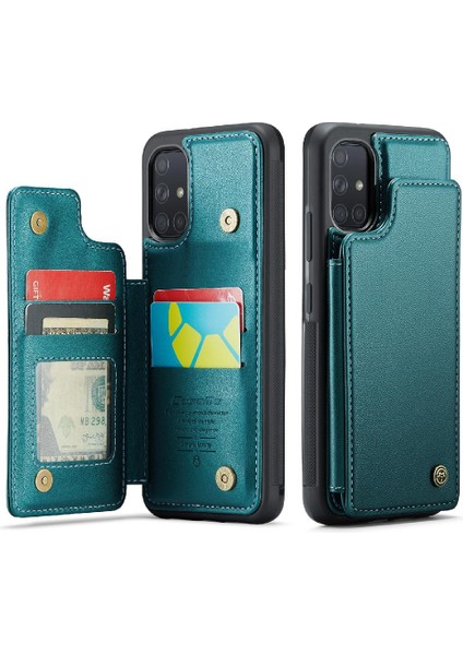Samsung Galaxy A51 4g Ince Darbeye Vaka Kart Pu Için Caseme Cüzdan Kılıf (Yurt Dışından)