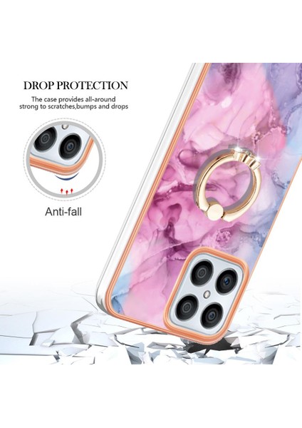 Onur X8 4g Tampon Için Kılıf 360 &deg; Dönebilir Halka Mermer Darbeye Tpu (Yurt Dışından) modelleri