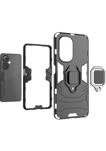 Oneplus Nord Ce 3 5g Askeri Damla Koruma Için Kılıf 360 &deg; Dönen Halka (Yurt Dışından) indirimleri