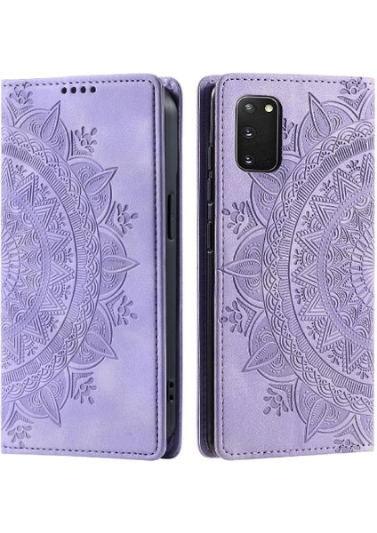 Samsung Galaxy S20 Darbeye Kapak Kapak Pu Deri Kart Tam (Yurt Dışından)