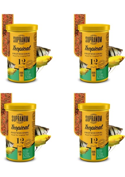 Tropical Balık Yemi Granul Food 250ML (12) 4ADET