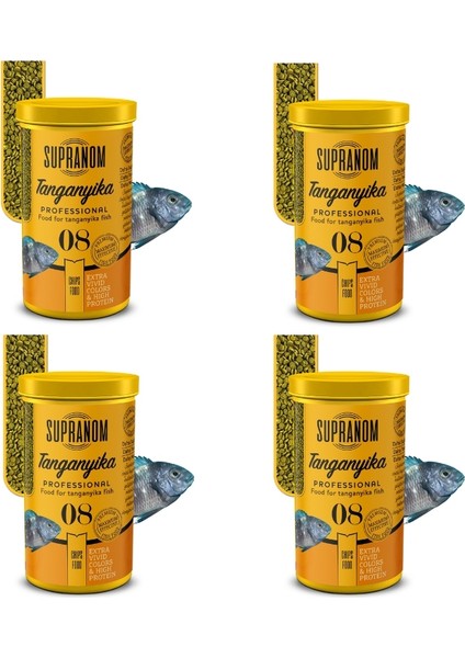 Tanganyika Balık Yemi Chips Food 250ML (08) 4ADET