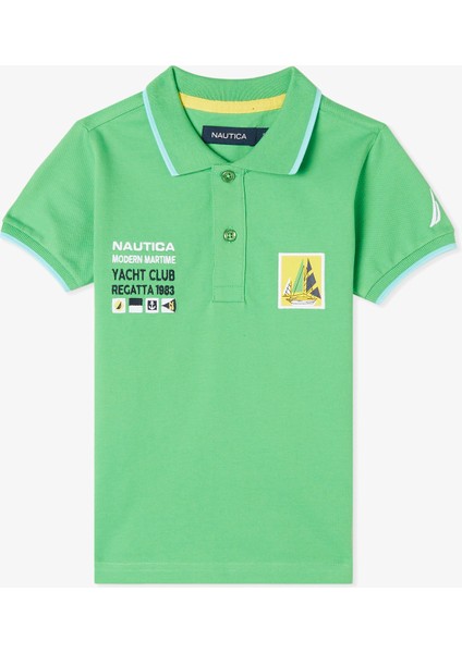 Erkek Çocuk Yeşil Kısa Kollu Polo KB45305T.3CC