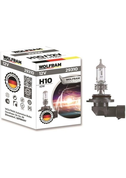 Ampul 12V H10 H 10 Standart Işık 42 PY20D