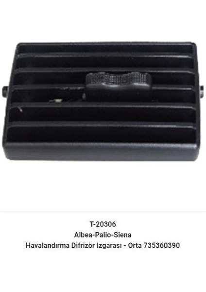 Havalandırma Dıfızor Izgarası Albea Palıo Sıena