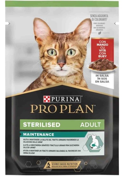 Pro Plan Pouch Delicate Biftekli Kedi Konservesi 85GR