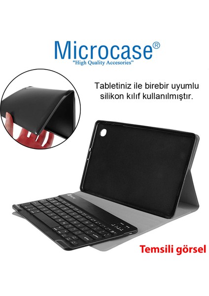 Samsung S8 Ultra-S9 Ultra 14.6 Inç Tablet Uyumlu Bluetooth Klavyeli Standlı Kılıf - BKK16