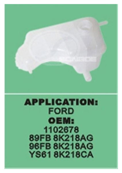 Radyatör Ek Su Deposu Fıesta 96 Benzinlı