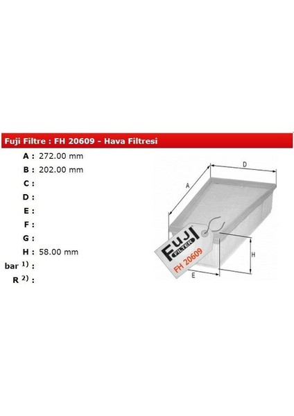 Hava Filtresi 306 Xsara Hd