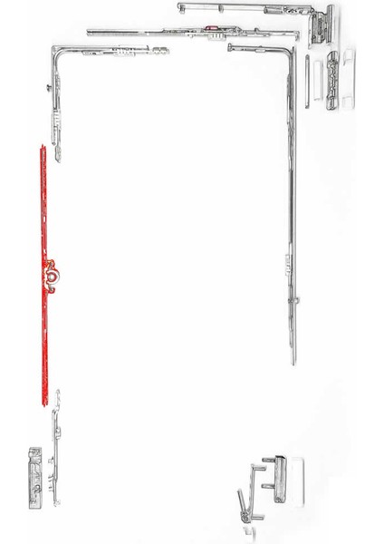 501-750X951-1450 mm (Genişlikxyükseklik) Çift Açılım Seti (Açıklamayı Mutlaka Okuyunuz)
