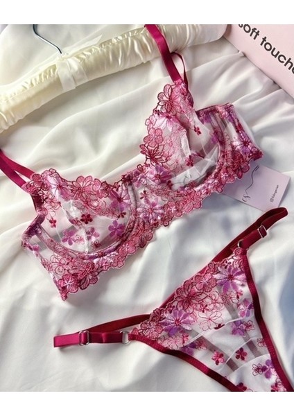 Es Lingerie Bloom Bralet Takım