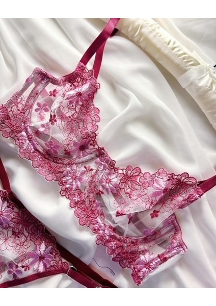 Es Lingerie Bloom Bralet Takım