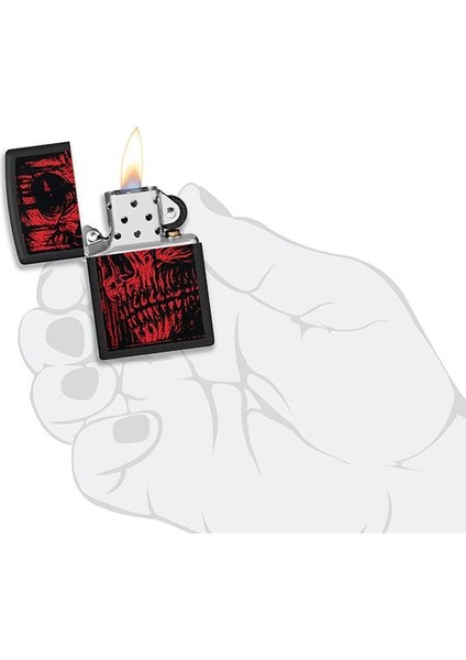 Çakmak 49775-093910 Red Skull Design