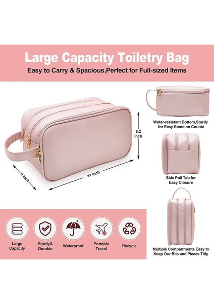 Büyük Kapasiteli Makyaj Çantası (Yurt Dışından) indirimleri