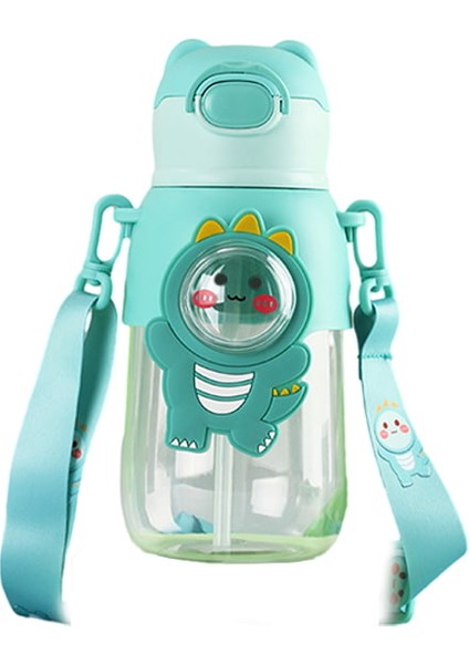 Cartoon Cute Pet Çocuk Pipetli Bardak (Yurt Dışından)