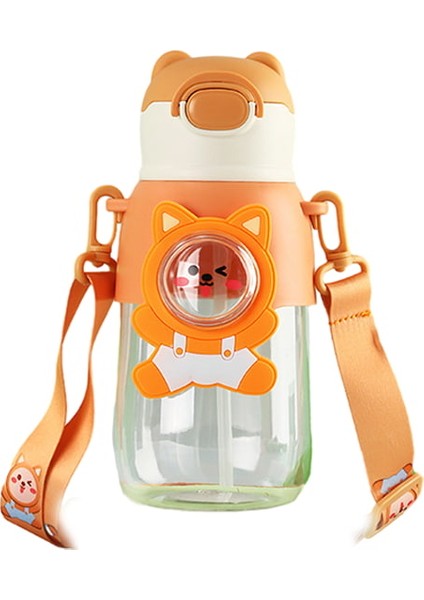 Cartoon Cute Pet Çocuk Pipetli Bardak (Yurt Dışından)