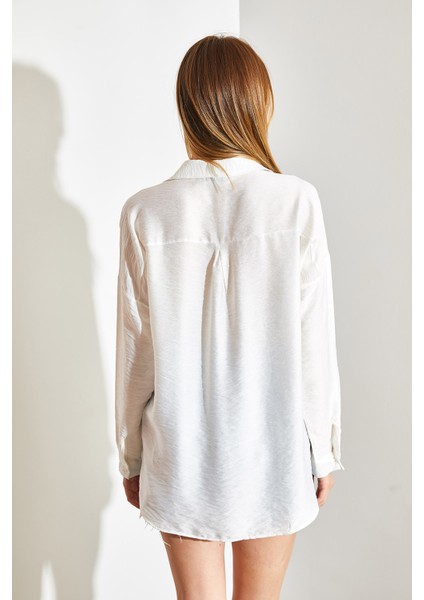 Nakisi Tasli Incili Keten Ayrobin Gömlek fırsatları