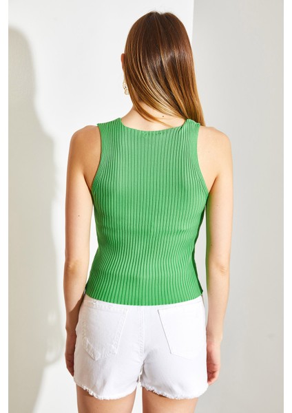 Fitilli Crop Bluz indirimleri