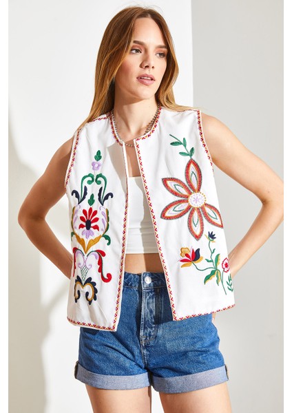 Nakis Islemeli Astarli Yelek indirimleri