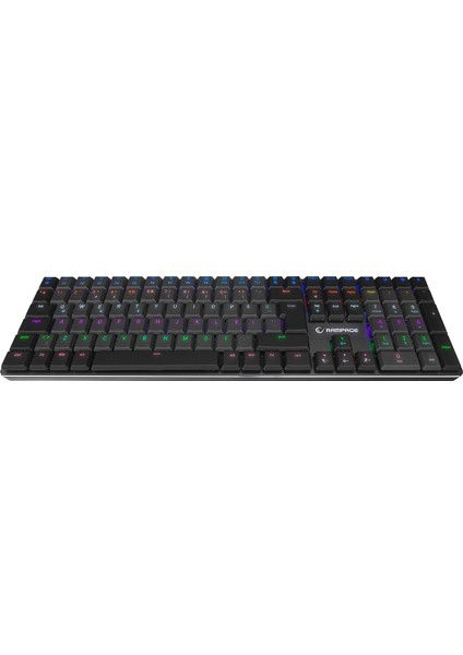 Granıte Pro Siyah/gri Low Profile Blue Swıtch Q Rainbow Mekanik Gaming Oyuncu Klavye fiyatları