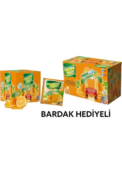 Golden Fruıt Portakal Aromalı Içecek Tozu 40 Adet x 9gr Bardak Hediyeli