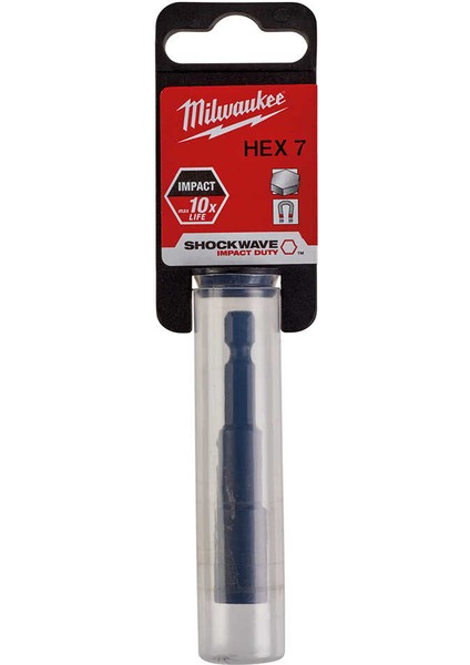 Bits Uç Hex Lokma 7,0 (1/4'') 65 mm Mılwauukee
