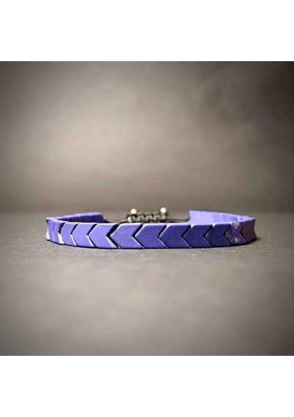 Hematit Makrome Örgü Doğal Taş Bileklik -8 fiyatları