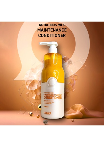 Saç Kremi - Süt Proteini, 1000ml Besleyici, Yoğun Nemlendirme, Onarıcı, Extra Yumuşak ve Parlak Saçlar modelleri