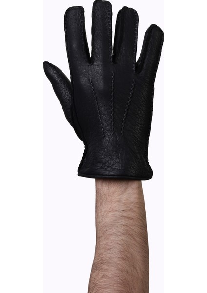 Stokholm Erkek Deri Kaşmir Eldiven