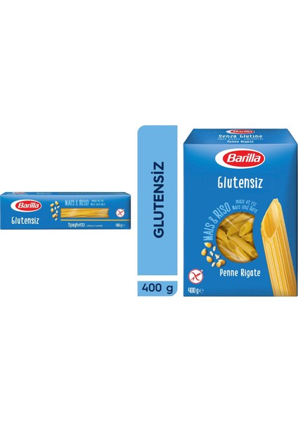 Glutensiz Spagetti + Penne 400 gr