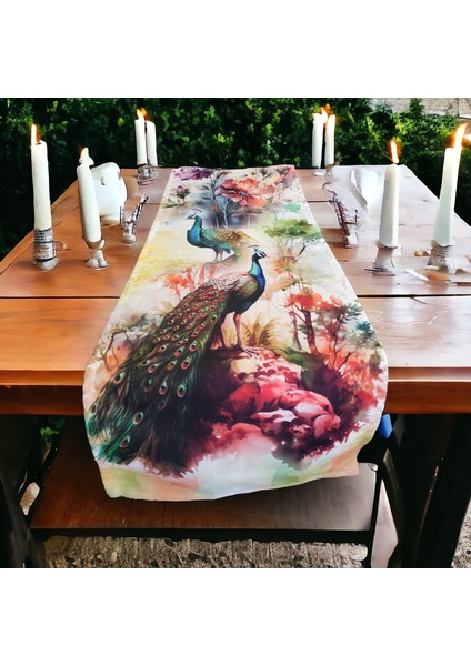 Günlük Kullanım Tavuskuşu Desen Runner 2 fiyatları