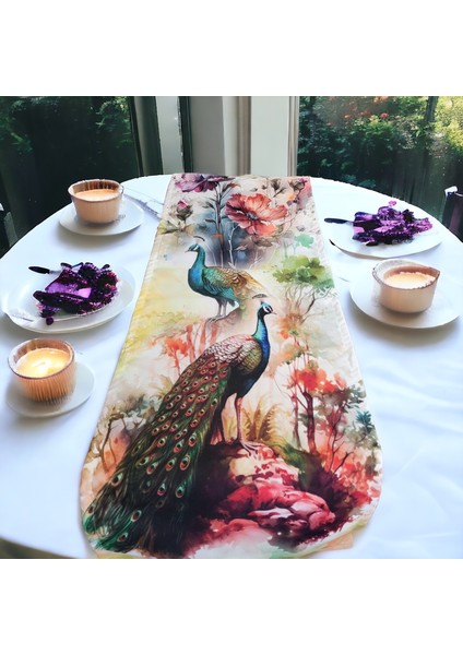 Günlük Kullanım Tavuskuşu Desen Runner 2 modelleri