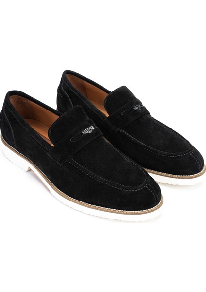 Erkek Hakiki Deri Siyah Süet Loafer Ayakkabı 537 3190 Erk Ayk Y23 Sıyah Suet fiyatları