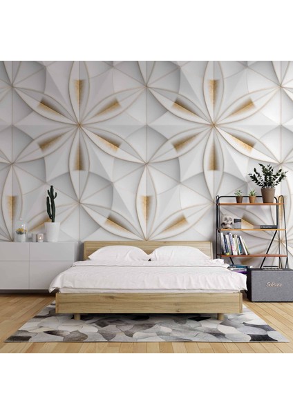 3 Boyutlu Kar Tanesi Desenli Duvar Kağıdı Baskı fiyatları