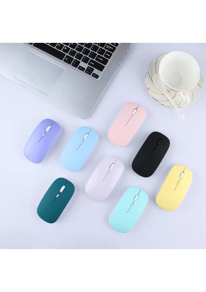 Macbook / Ipad /tablet Uyumlu Şarj Edilebilir Bilgisayar ve Tablet Kablosuz Bluetooth Mouse