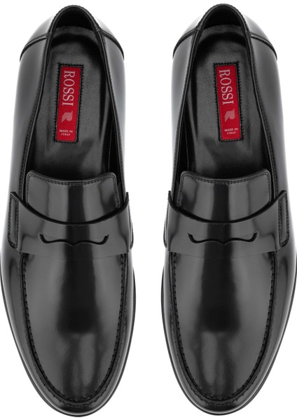 Rossı Erkek Hakiki Deri Siyah Loafer Ayakkabı 668 6834 Erk Ayk Y24 Nero fırsatları