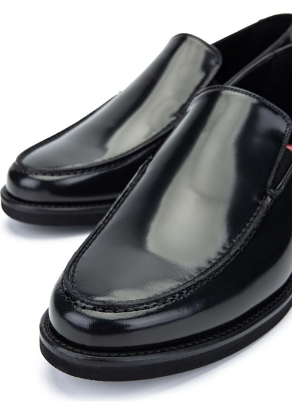 Rossı Erkek Hakiki Deri Siyah Loafer Ayakkabı 668 6835G Erk Ayk Y24 Nero modelleri