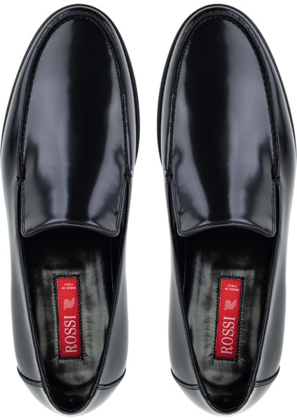 Rossı Erkek Hakiki Deri Siyah Loafer Ayakkabı 668 6835G Erk Ayk Y24 Nero fırsatları