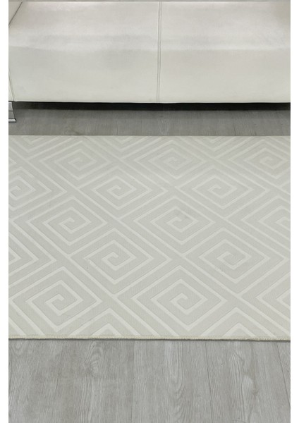 Delüx Üstün Kalite Kaymaz Taban Yolluk Halı Beyaz indirimleri