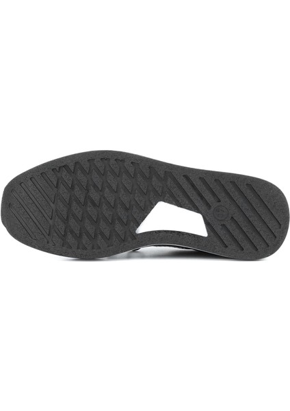 Kadın Deri Hasır Siyah Rugan Sneakers & Spor Ayakkabı 775 25503 Bn Ayk Y24 Sıyah Krsk Rgn