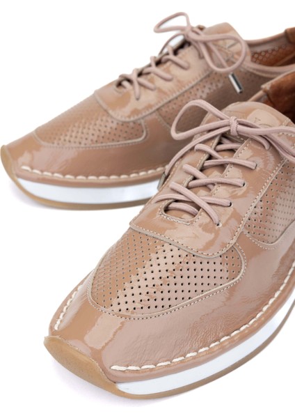Kadın Deri Hasır Vizon Rugan Sneakers & Spor Ayakkabı 775 25503 Bn Ayk Y24 Vızon Krsk Rgn fırsatları