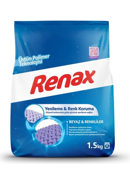 Çamaşır Makinesi Deterjanı Beyazlar ve Renklier 1,5 kg