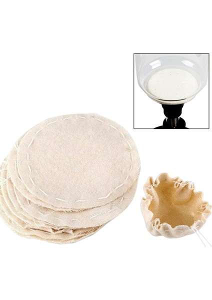 20 Adet Sifon Bezi Kahve Filtreleri Kahve Filtre Bezi Sifon Cezve Yeniden Kullanılabilir Sifon Tencere Kurulumu Için Uygun (Yurt Dışından)
