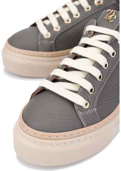 Kadın Hakiki Deri Koyu Gri Sneakers & Spor Ayakkabı 937 5022-09 Bn Ayk Y23 K.grı Fltr