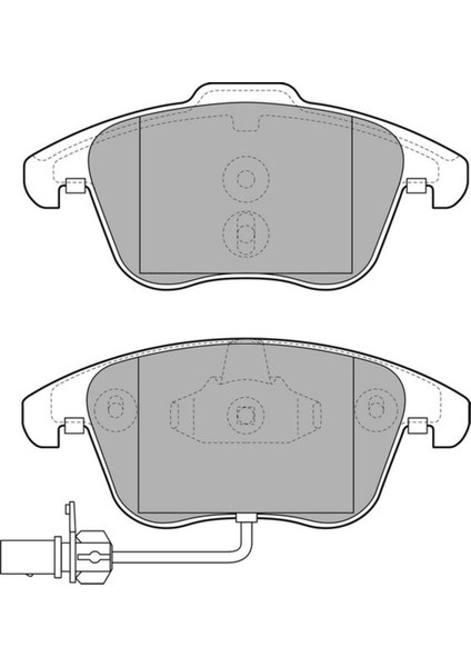 Ön Balata Audi A4 - A5 09 GDB1814