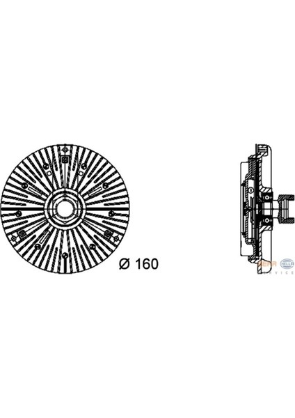 Fan Termıgı Bmw M47-N M57-N E38 E39 E46 E53 E65