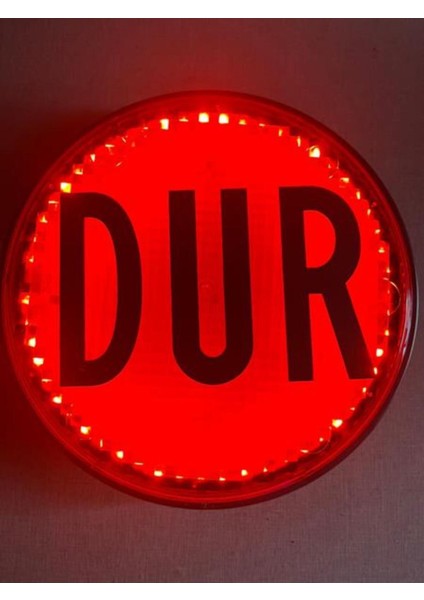 Dur Levhası LED Işıklı Servis Araçlarına Uygun Stop Lambası