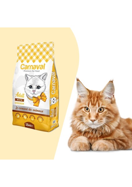 Premium Tavuk Etli Yetişkin Kedi Maması 15 kg