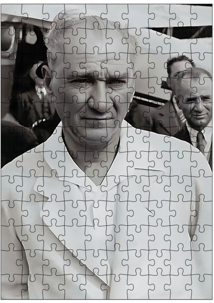 Karizma Tablo Ahşap Mdf Puzzle Yapboz Mustafa Kemal Atatürk 120 Parça 25*35 cm